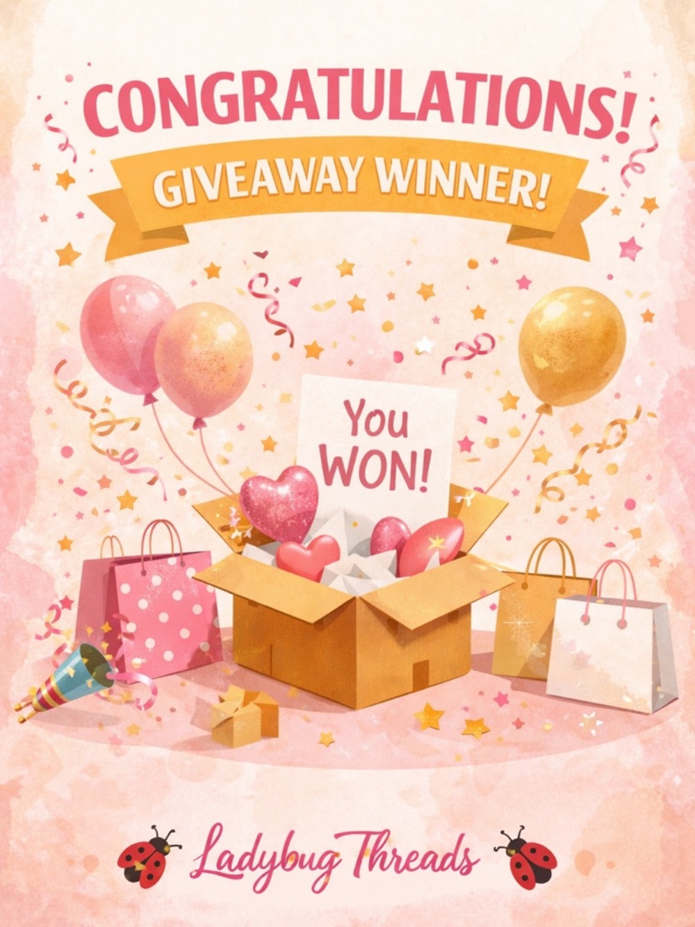 GIVVY & FREE SHIPPING!!! YOU WON!